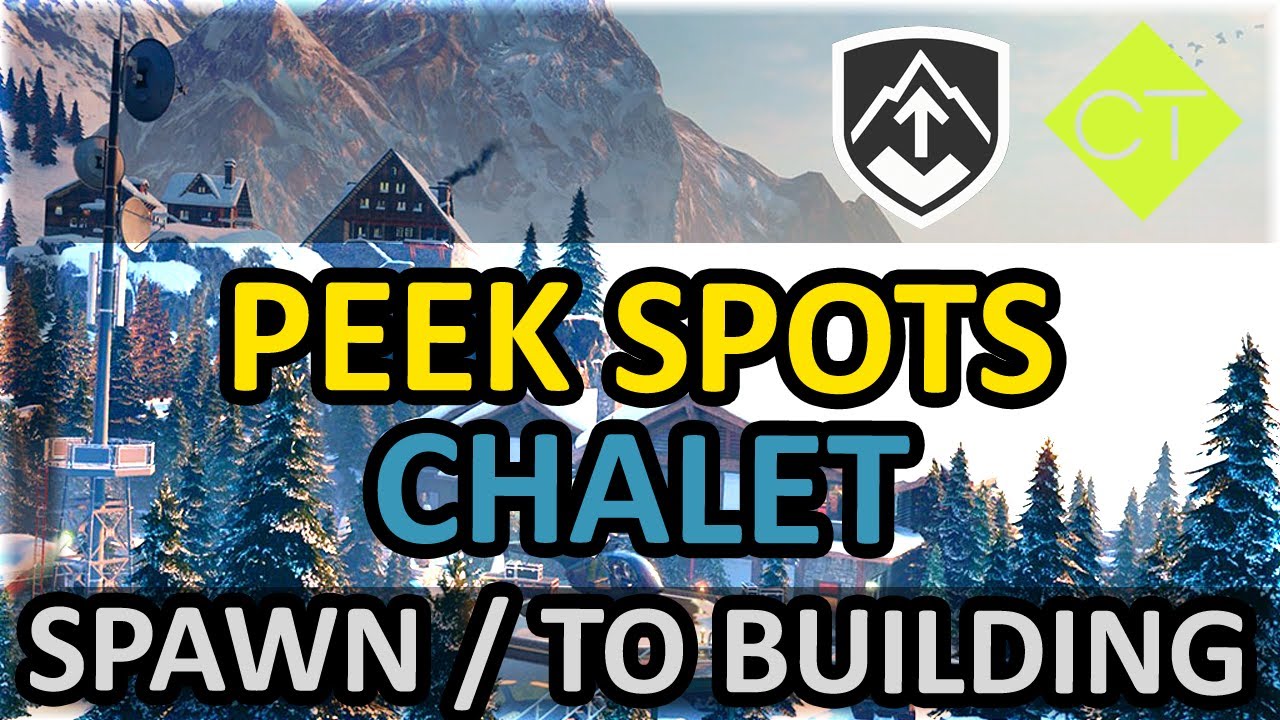 R6: Chalet - Spawn-Peaks und Peak-Spots zum Gebäude der Verteidiger