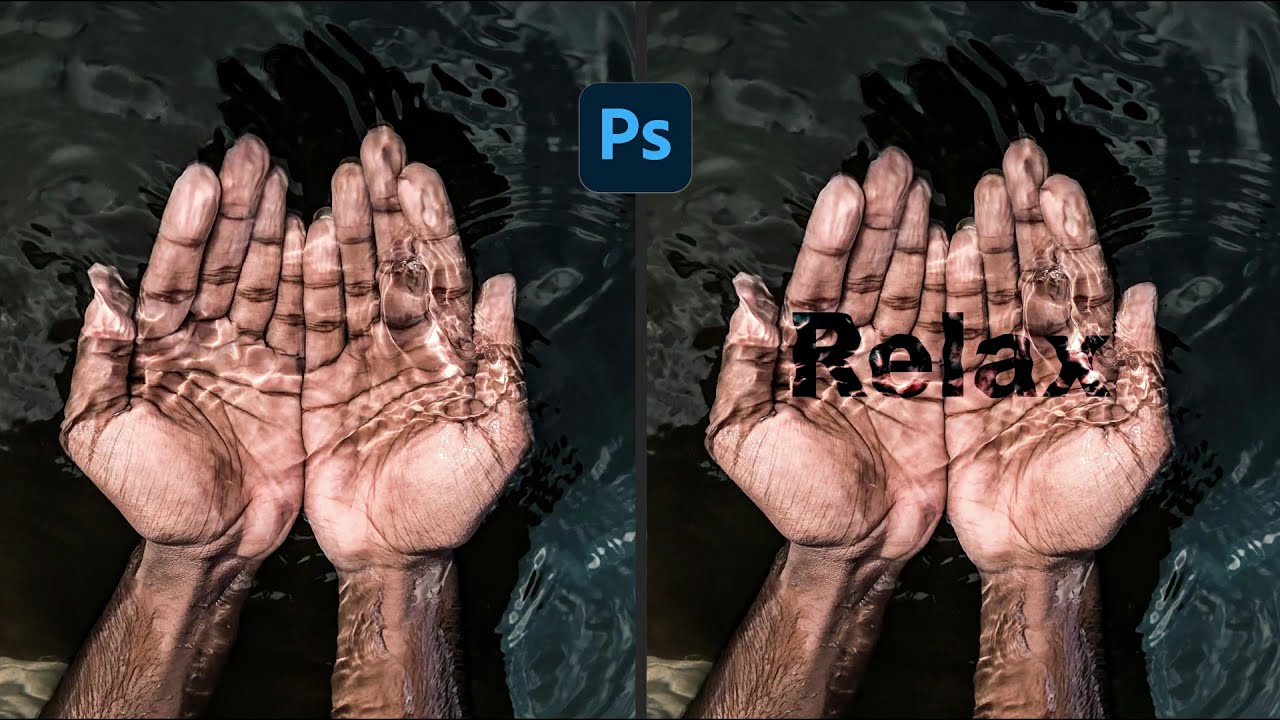 Filtro fluidifica sul testo - Photoshop tutorial