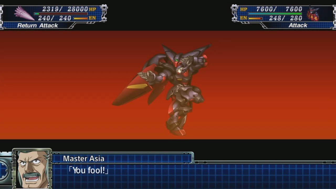 Super Robot Wars T - Master Gundam Attacks