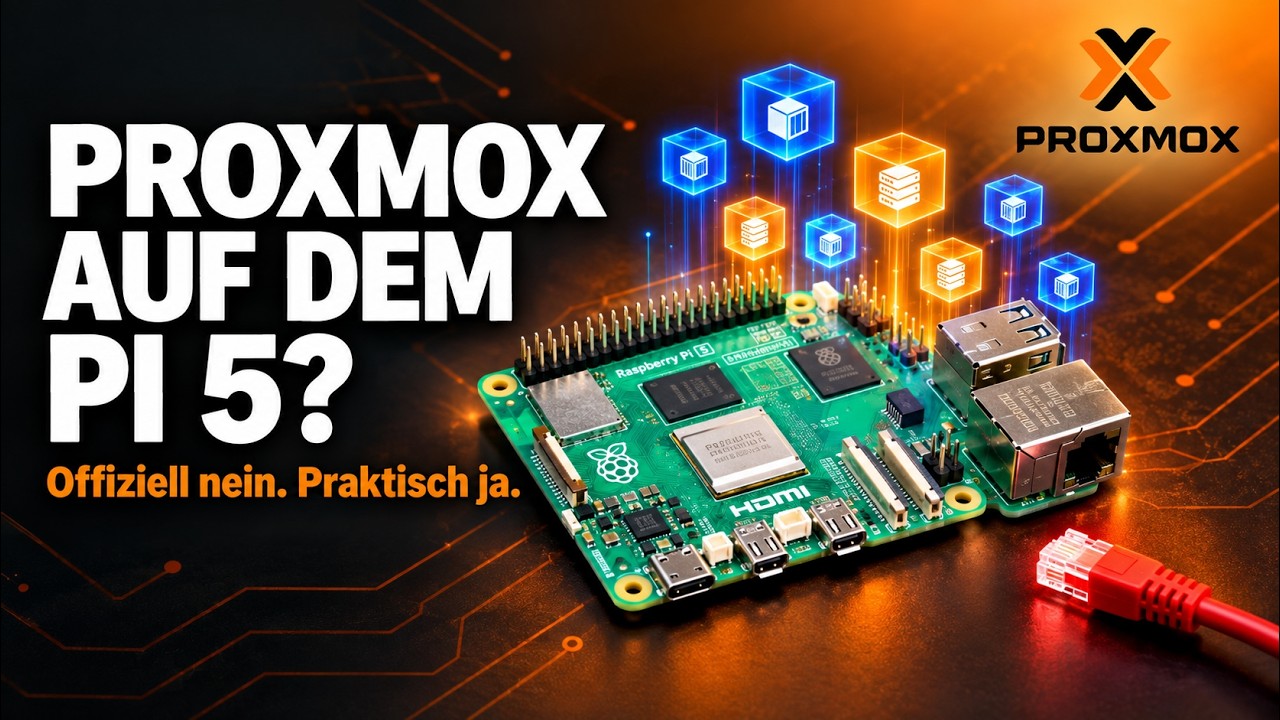 Proxmox VE auf dem Raspberry Pi 5 installieren - Anleitung / Tutorial