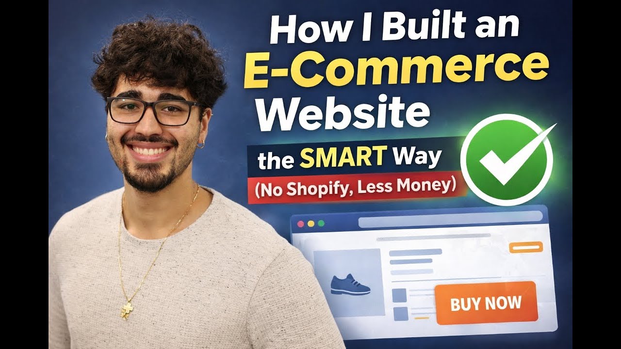 I Built a Real E-Commerce Store as a College Student (Step-by-Step)
