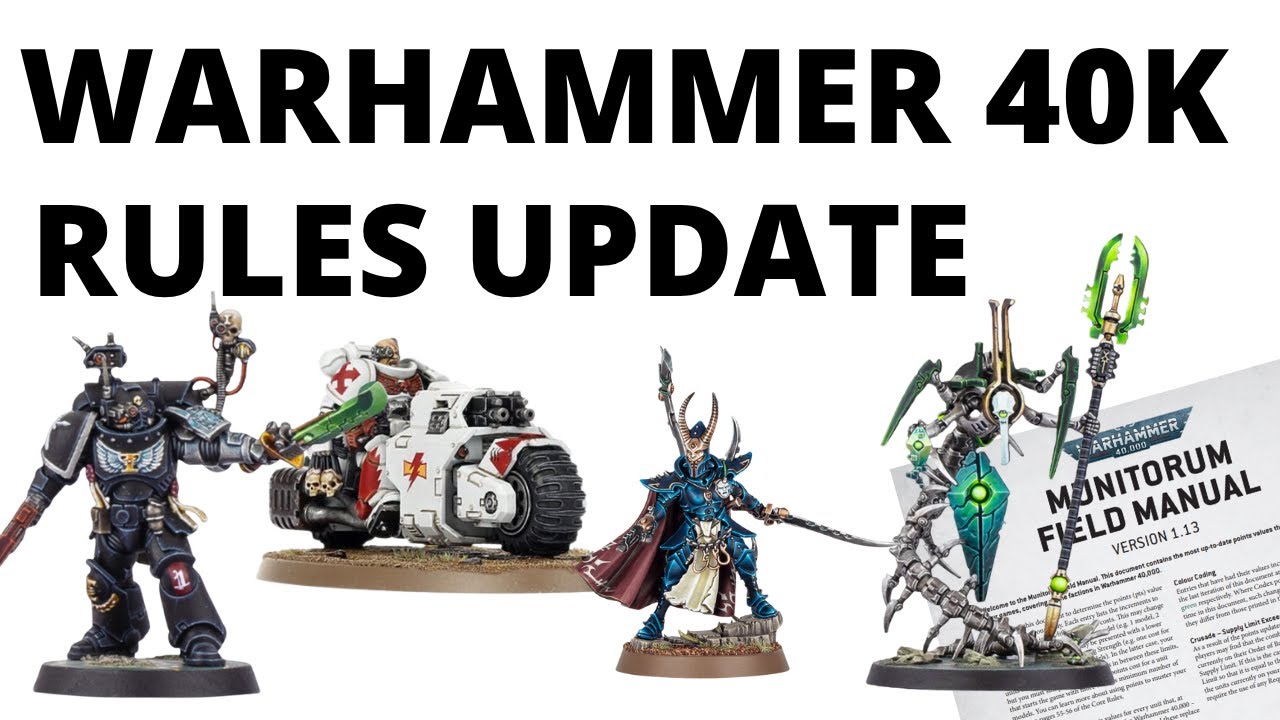 Big Warhammer 40K Rules Update - Necrons, Space Marines, Drukhari, Deathwatch and More