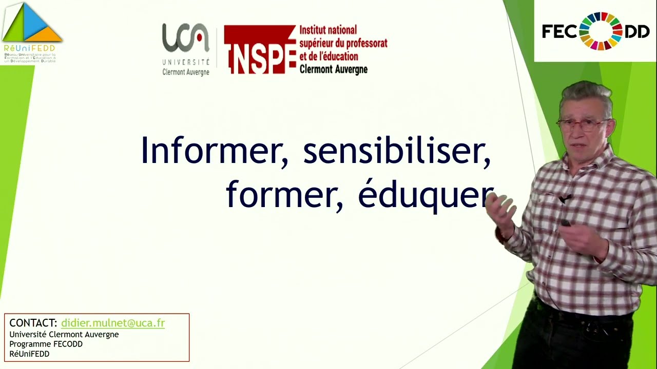 Informer, sensibiliser, former ou éduquer ?