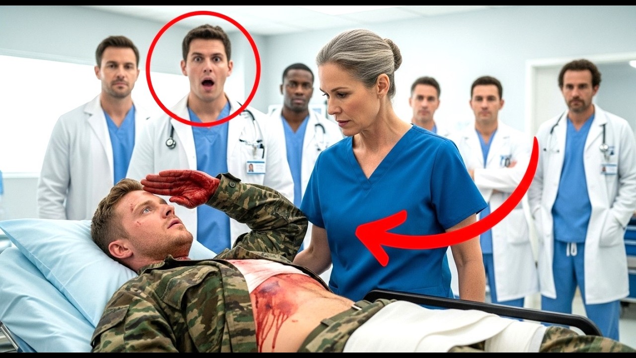 LOS DOCTORES SE MOFARON DE LA “NUEVA ENFERMERA” — CUANDO COMANDANTE SEAL HERIDO SALUDÓ FIRME
