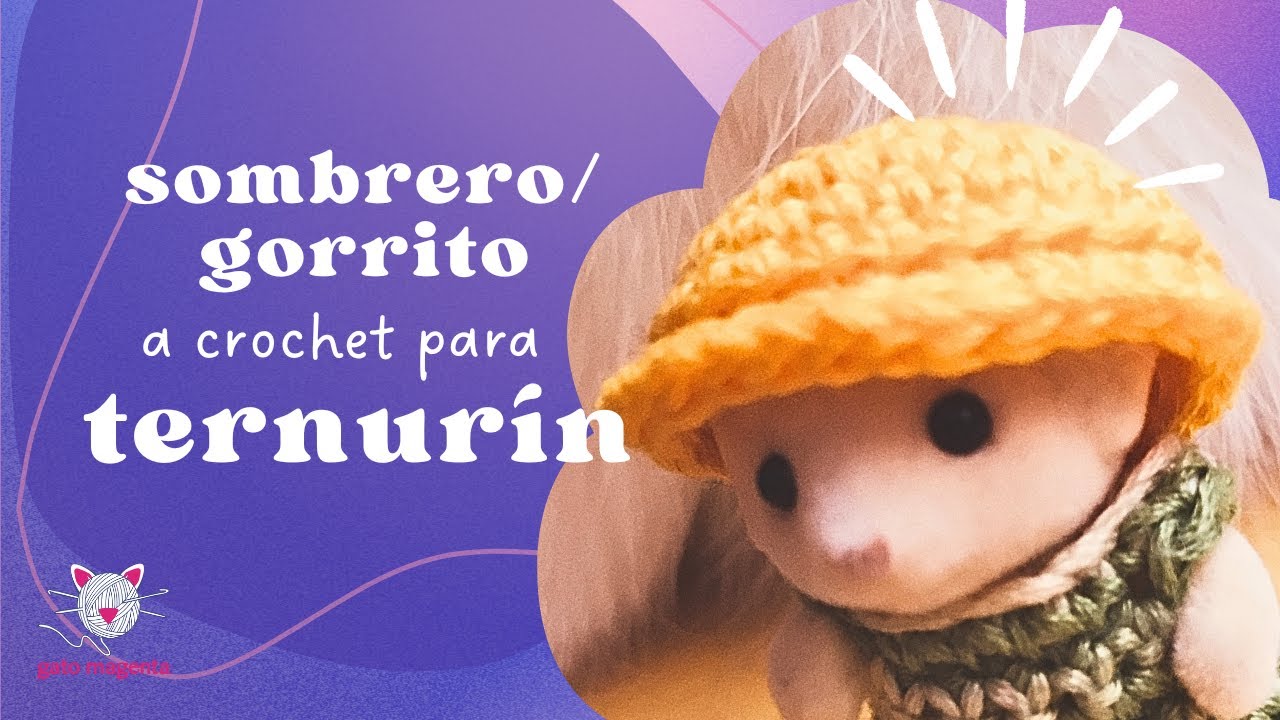 Ropa para ternurines Crochet ❁ Sombrero/casquito ❤︎ Tutorial paso a paso