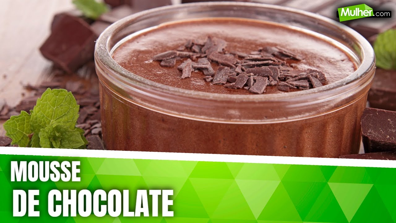 Como preparar  Mousse de chocolate