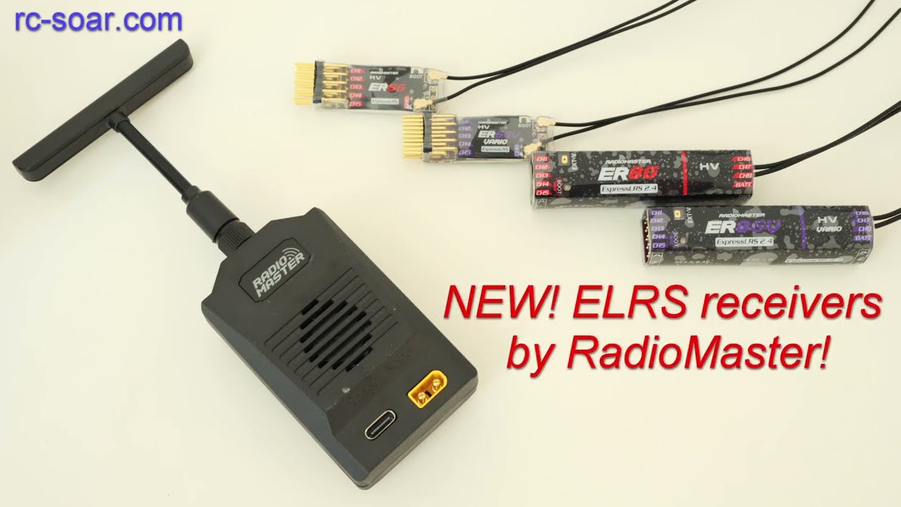 Unboxing RadioMaster ER6G and ER8G receivers and Ranger Nano for ELRS.