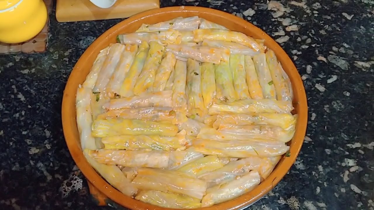 الراعى الرسمى للشتاء/#طاجن محشى الكرنب بالفراخ فى الفرن 😍حاجة كدا تدفيك فى برد الشتا 🥶 تووحفة بجد 👍