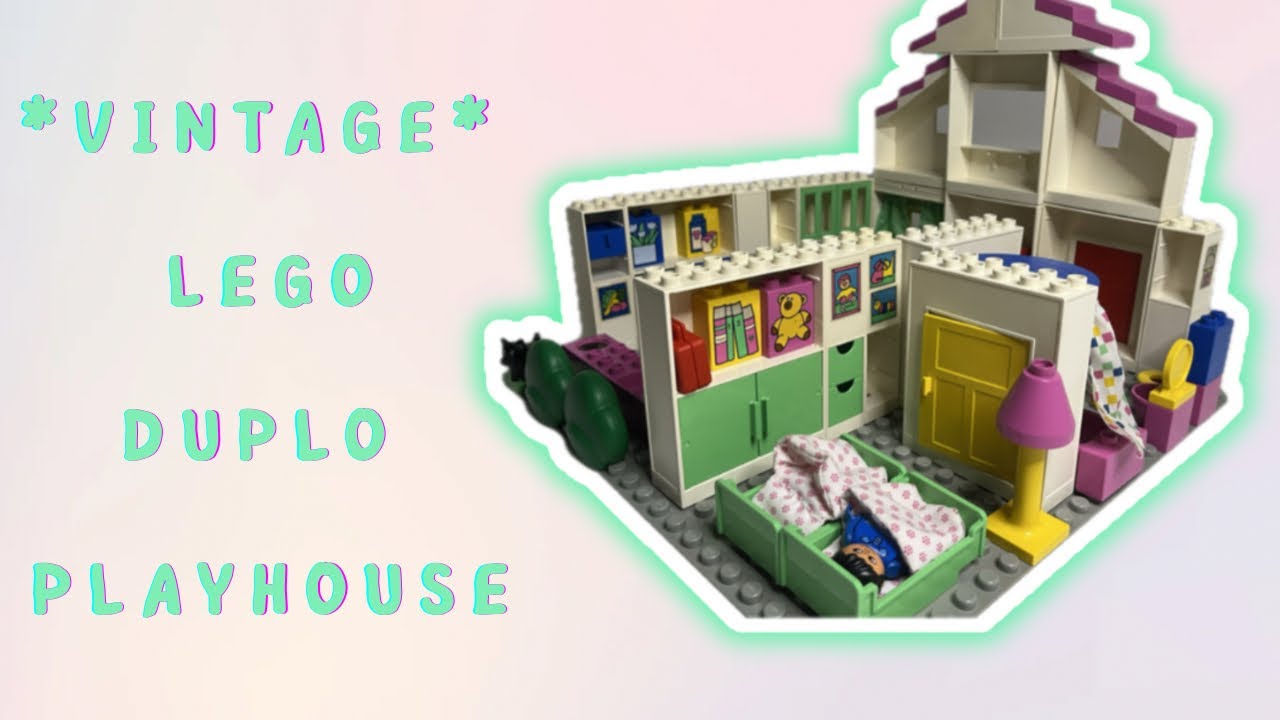 *VINTAGE* 90‘s LEGO DUPLO Playhouse (no speaking)