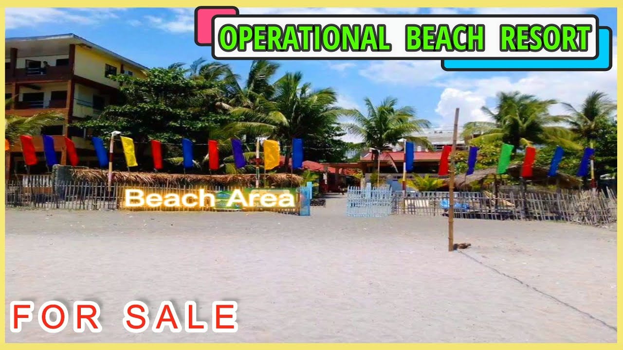 PROPERTY FOR SALE 41 | BEACH RESORT FOR SALE with beach House and lot and 22 ROOMS