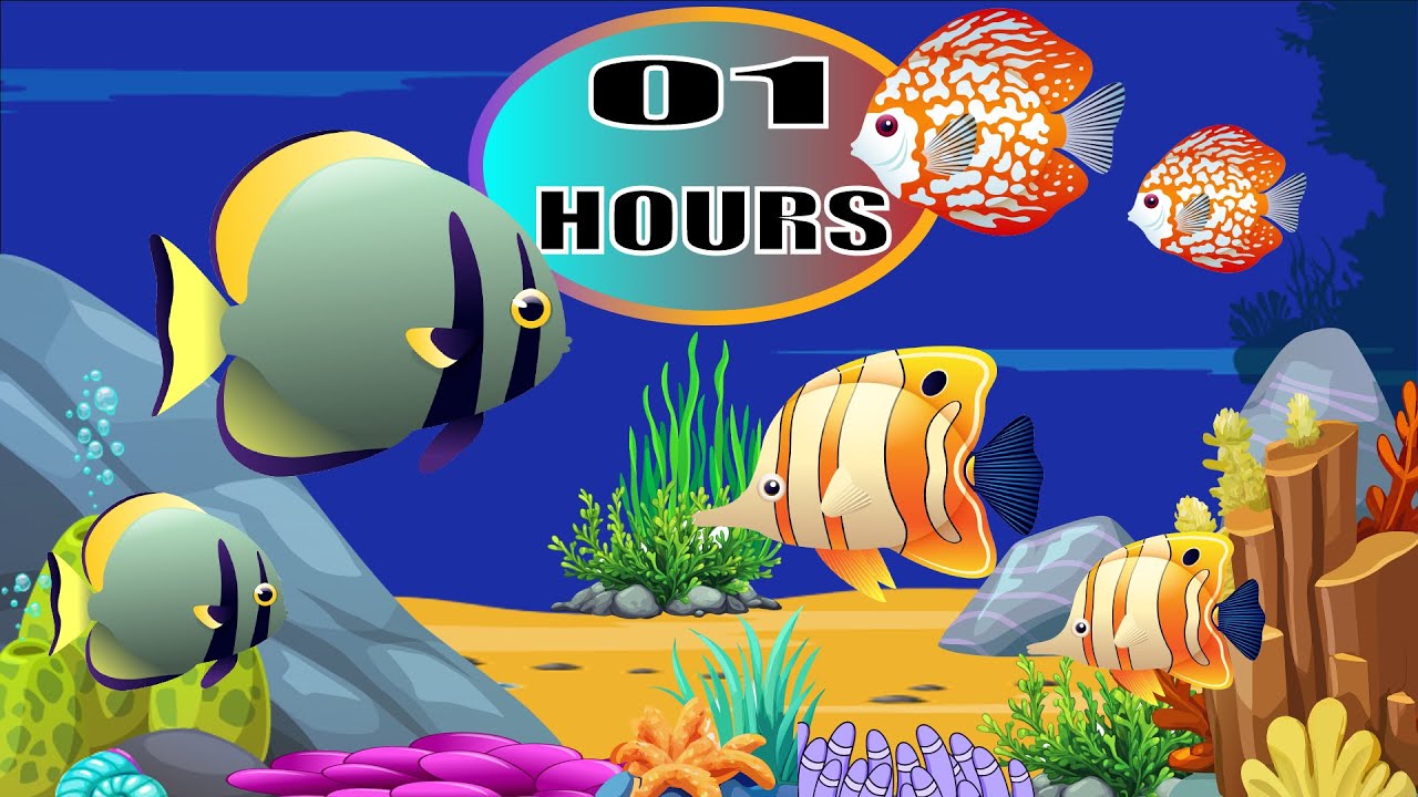 Bedtime Lullabies and Calming Undersea Fish Animation #babylullaby #sleep #lullabymusic