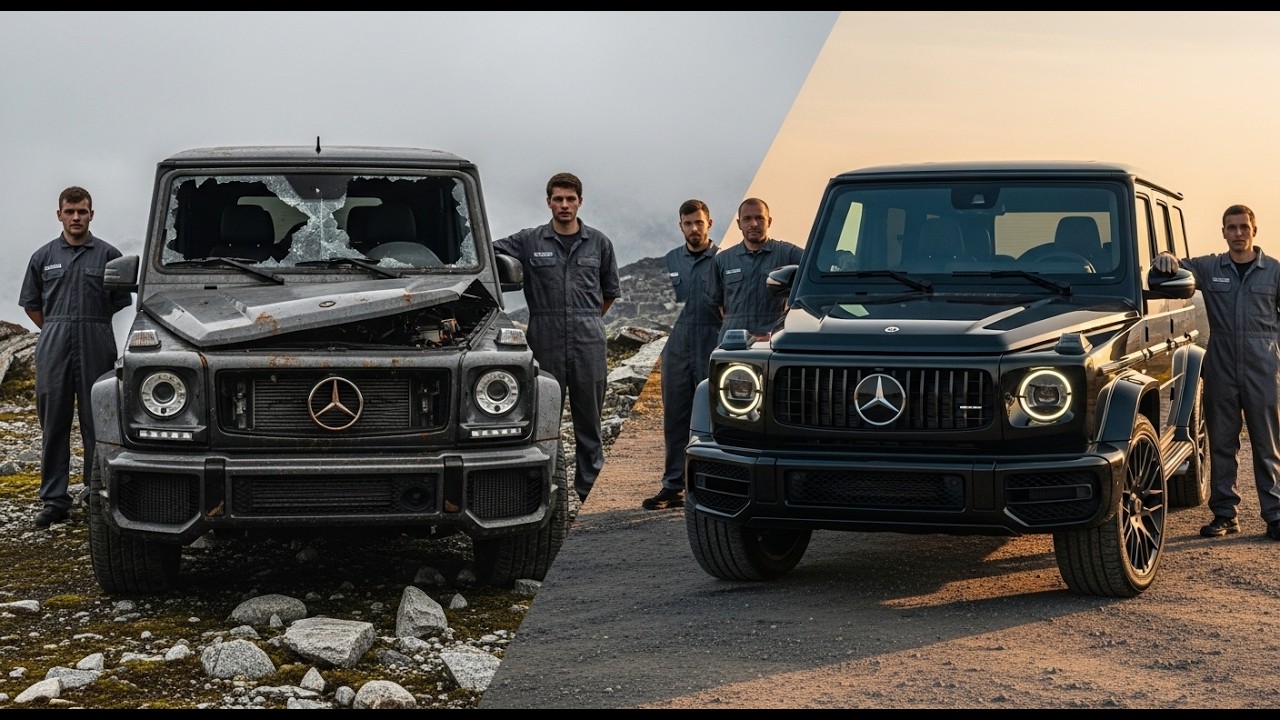 ASMR Car Restoration | Mercedes-Benz G800 Brabus Full Restoration | From Mountain Ruins