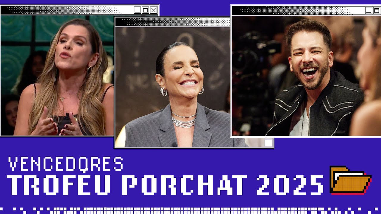 Ingrid Guimarães, Ivete Sangalo E TODOS OS VENCEDORES do TROFÉU PORCHAT 2025 ✨🏆  | GNT
