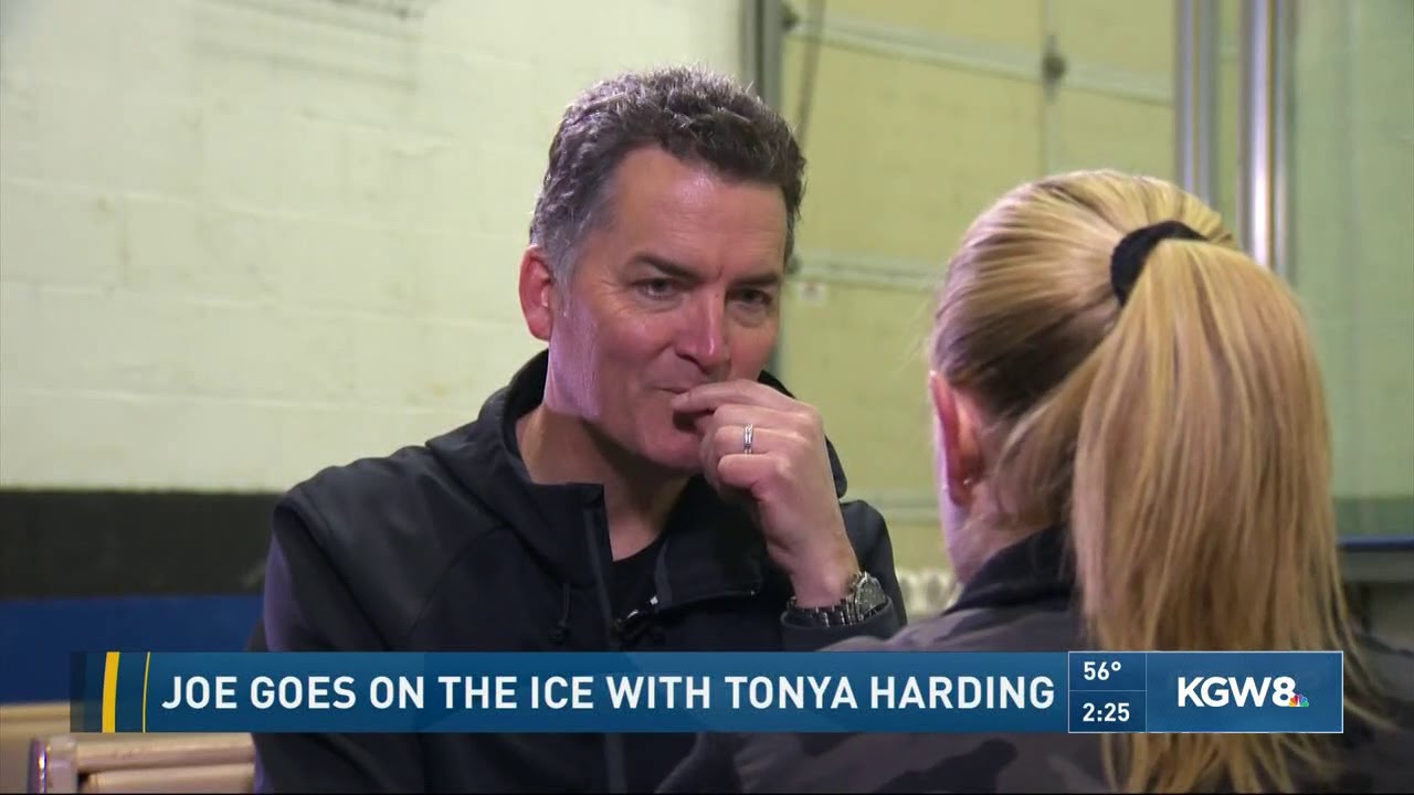 Joe goes on the ice with Tonya Harding