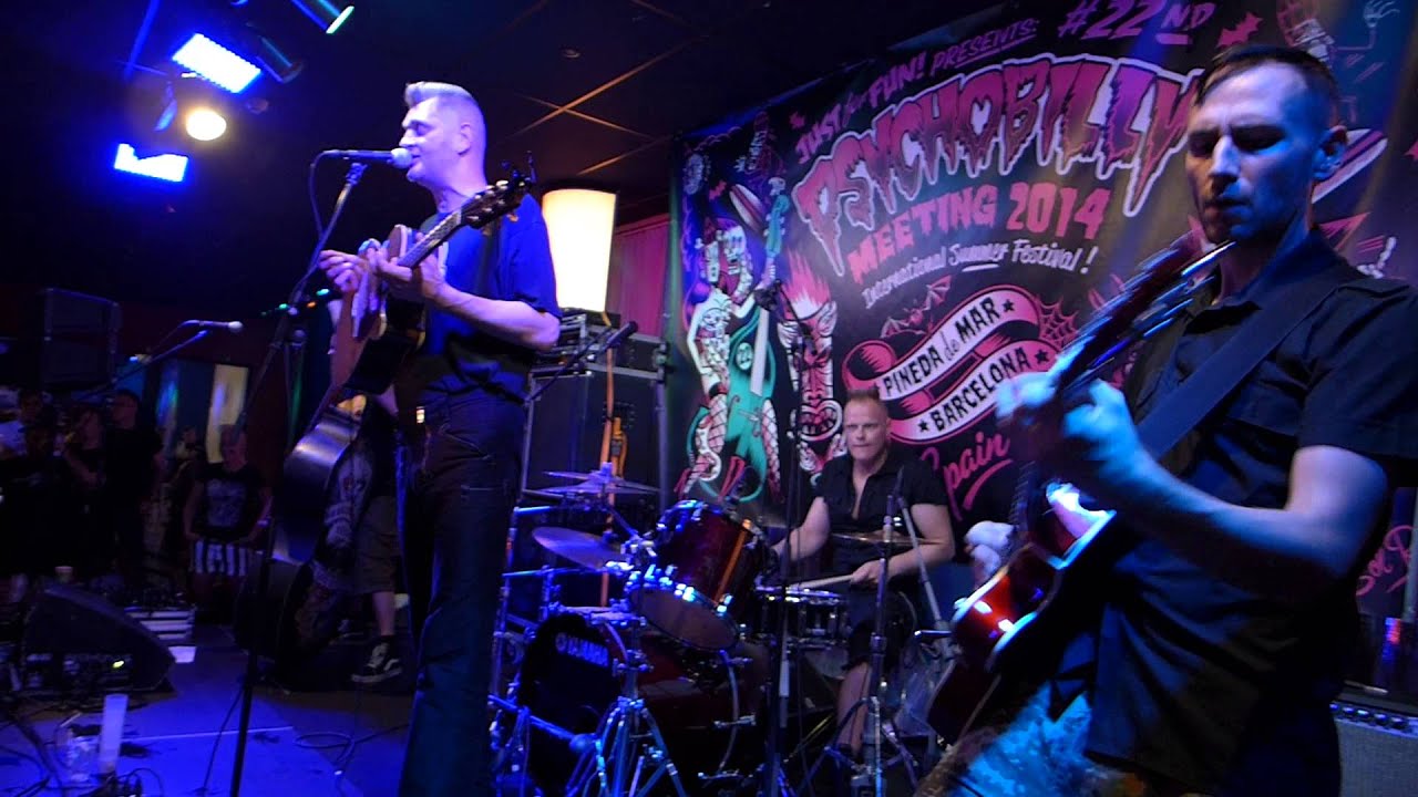 Pitmen - Listen To The Engine/Roddy McCorley @ 22nd Psychobilly Meet, Sala Magma, Pineda, 02.07.2014