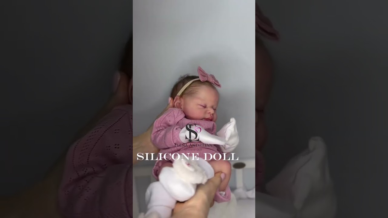 Silicone baby doll Mira #rebornbaby #siliconebaby #baby #newborn #reborn #siliconedoll #dolleyes
