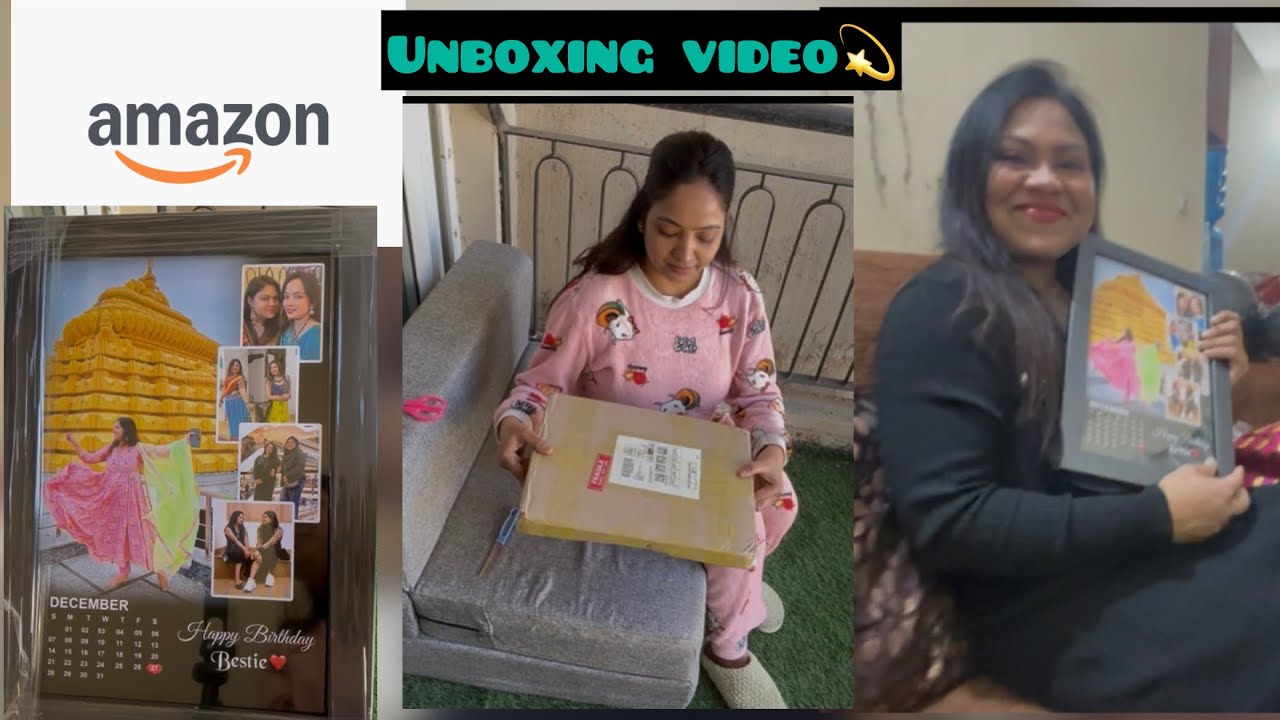 Customised photo frame unboxing video😊 
