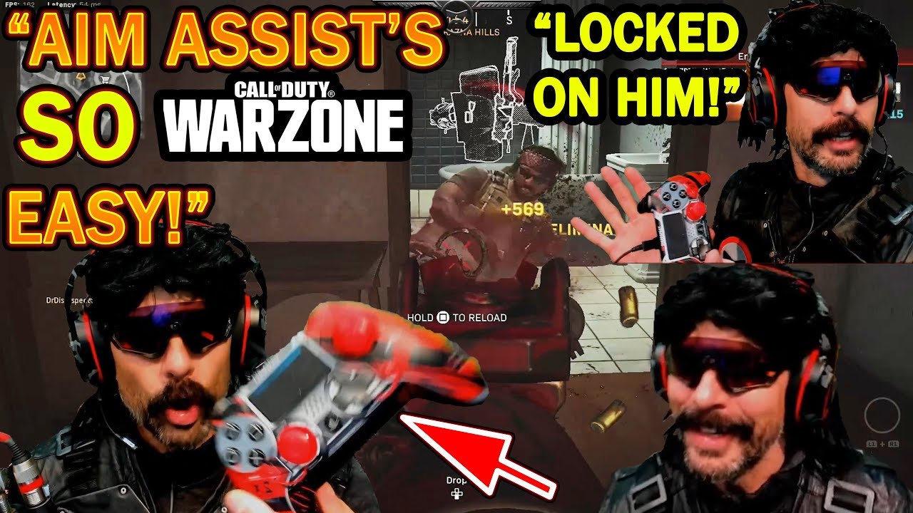 DrDisrespect's SHOCKED by AIM ASSIST ADVANTAGE After Trying Controller in COD Warzone!