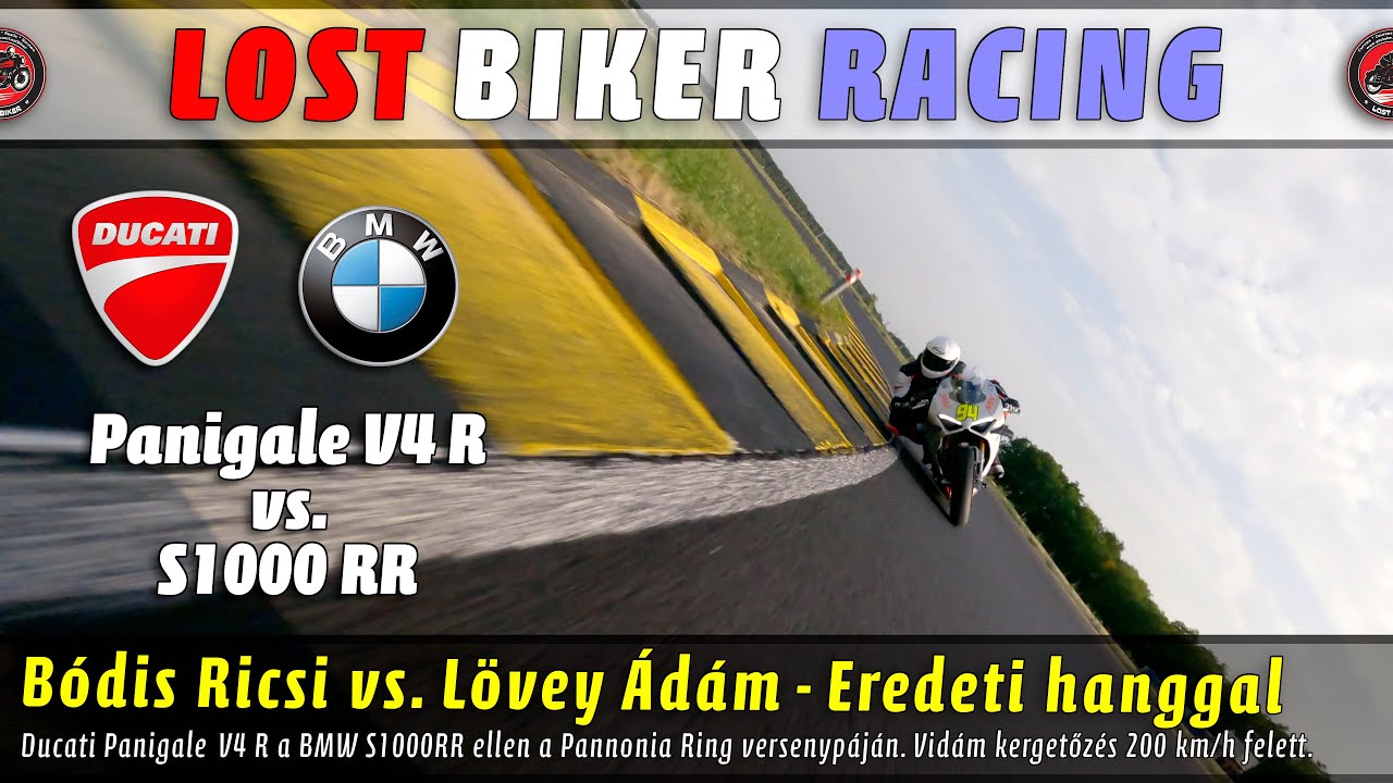 Ducati Panigale V4 R vs. BMW S1000 RR 🏍 Pannonia Ring
