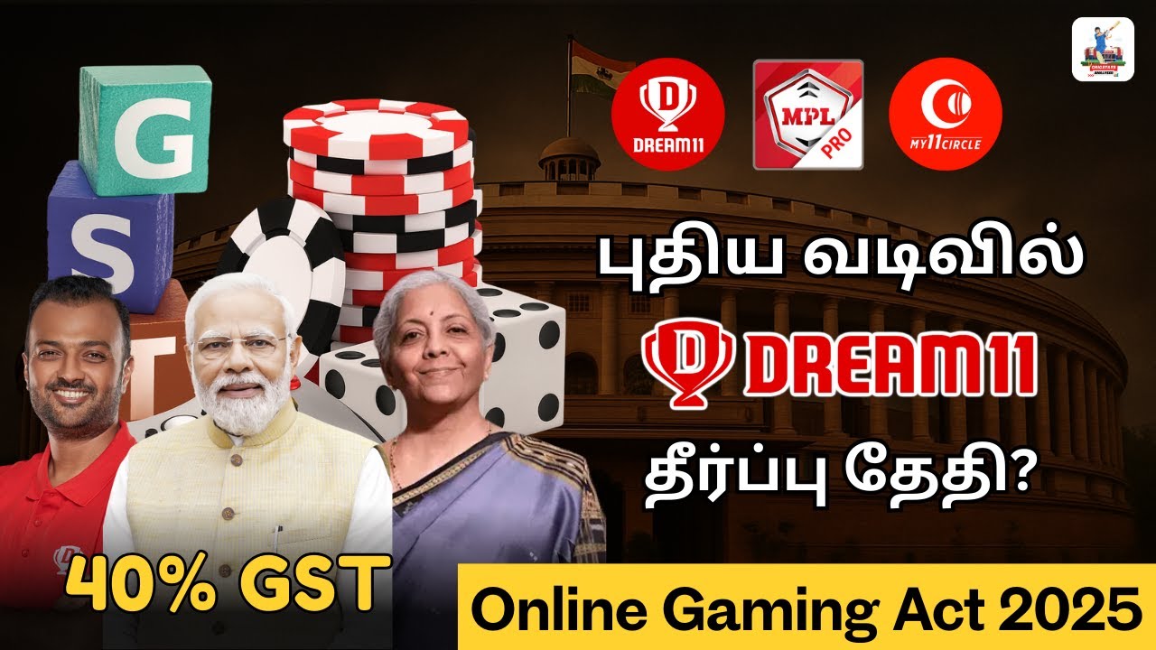 புதிய வடிவில் Dream11? தீர்ப்பு தேதி? 40% GST On Online Gaming | 