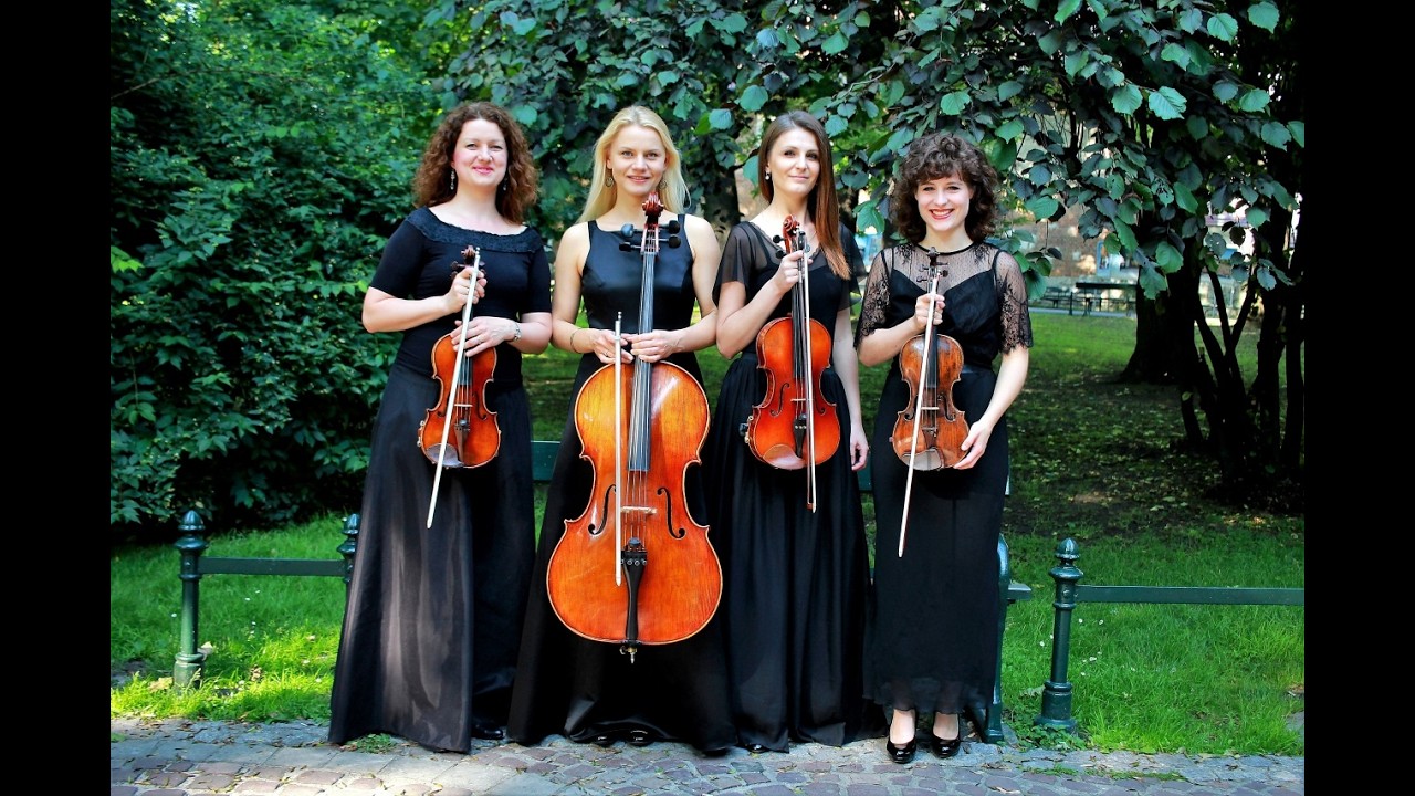 Johann Sebastian Bach - Die Kunst der Fuge BWV 1080 Contrapunctus I-IV ( Żeleński String Quartet )