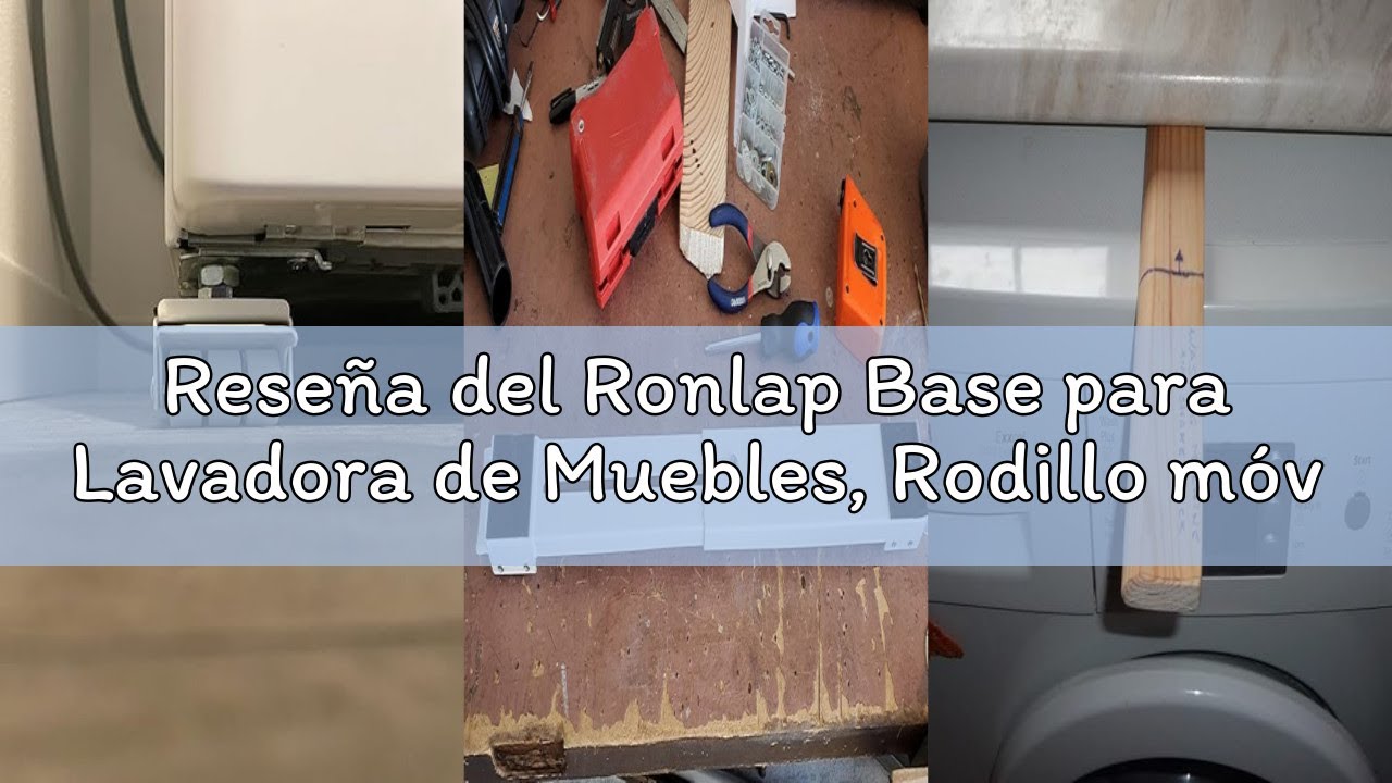 Reseña del Ronlap Base para Lavadora de Muebles, Rodillo móvil Ajustable para Muebles para Lavadora,