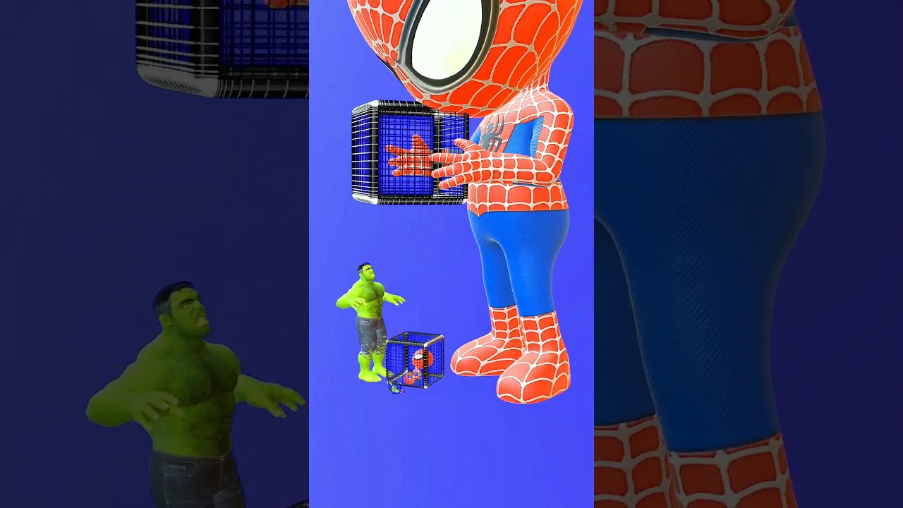 Who Wins the Cage Game? 🕷️ vs 💪 Funny Battle! 😂