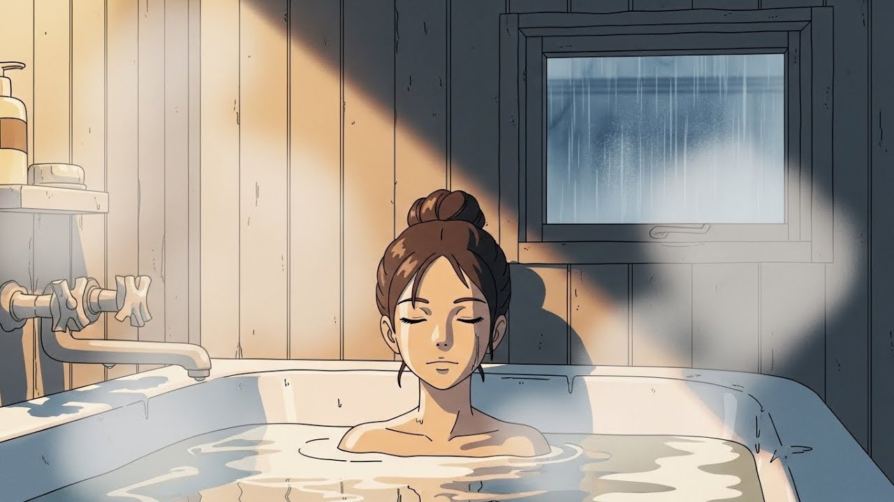 Autumn rain and gentle chores, the house breathing with warmth 🌧️🍂