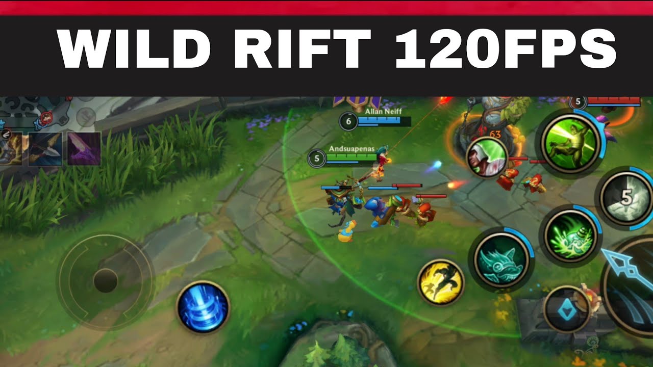 Wild Rift no Poco X7 Pro a 120Fps