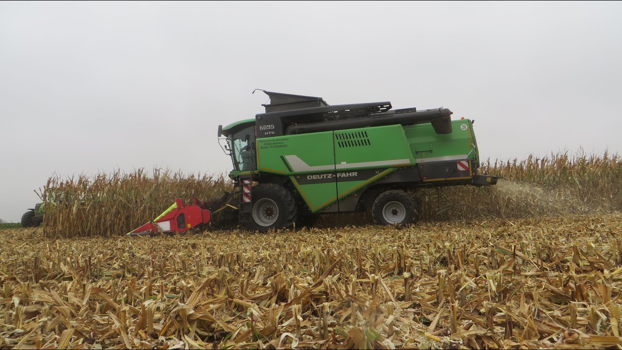 Maisdreschen / Agrarservice Kenntner / Deutz Fahr 6095 HTS / Hecktarmonster