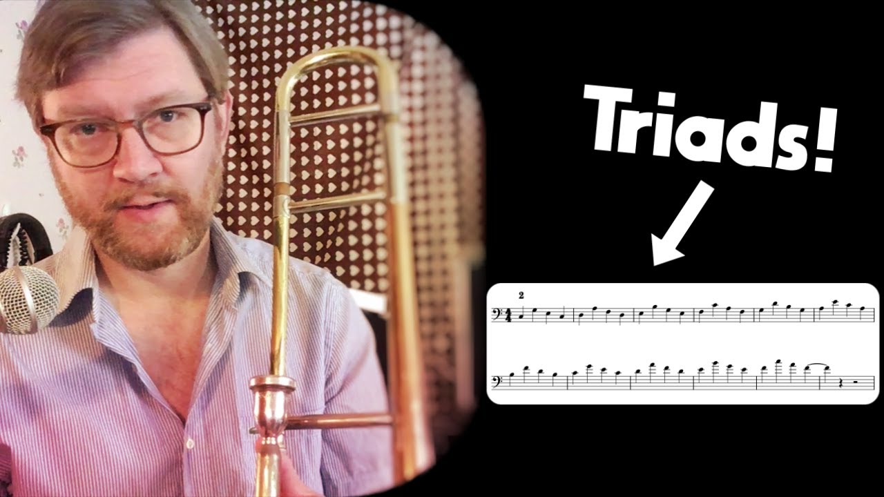 Fundamental Diatonic Triad Patterns - For Jazz Trombonists!