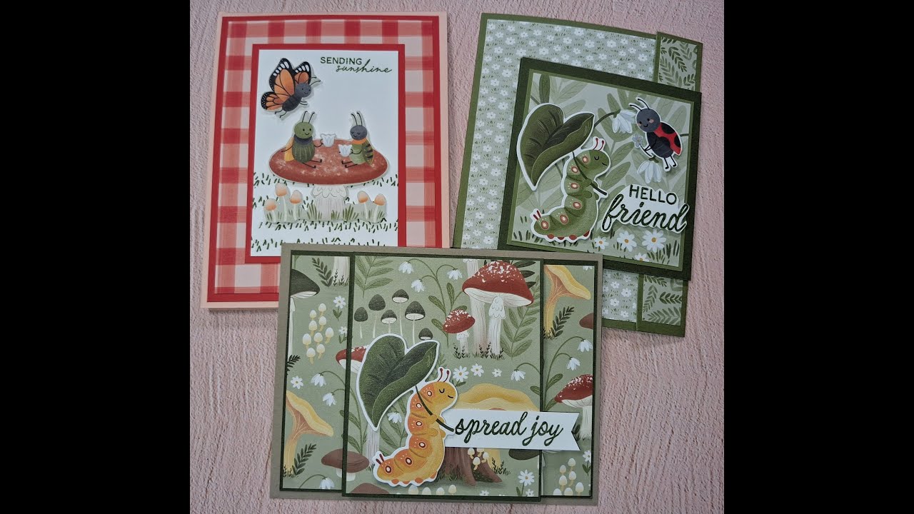Simply Stamping Sunday: Week 3, Sweet Bugs Fun Folds