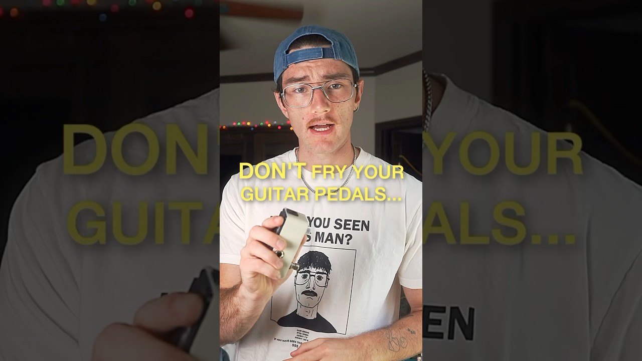 Don’t fry your guitar pedals… 