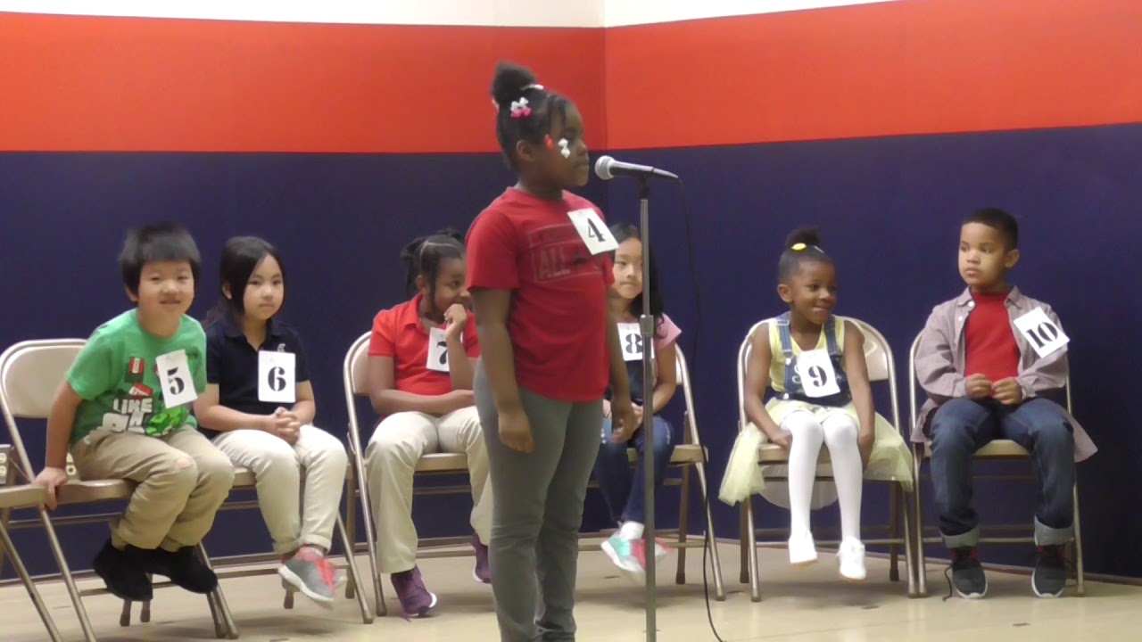 2019 Spelling Bee  1st Grade
