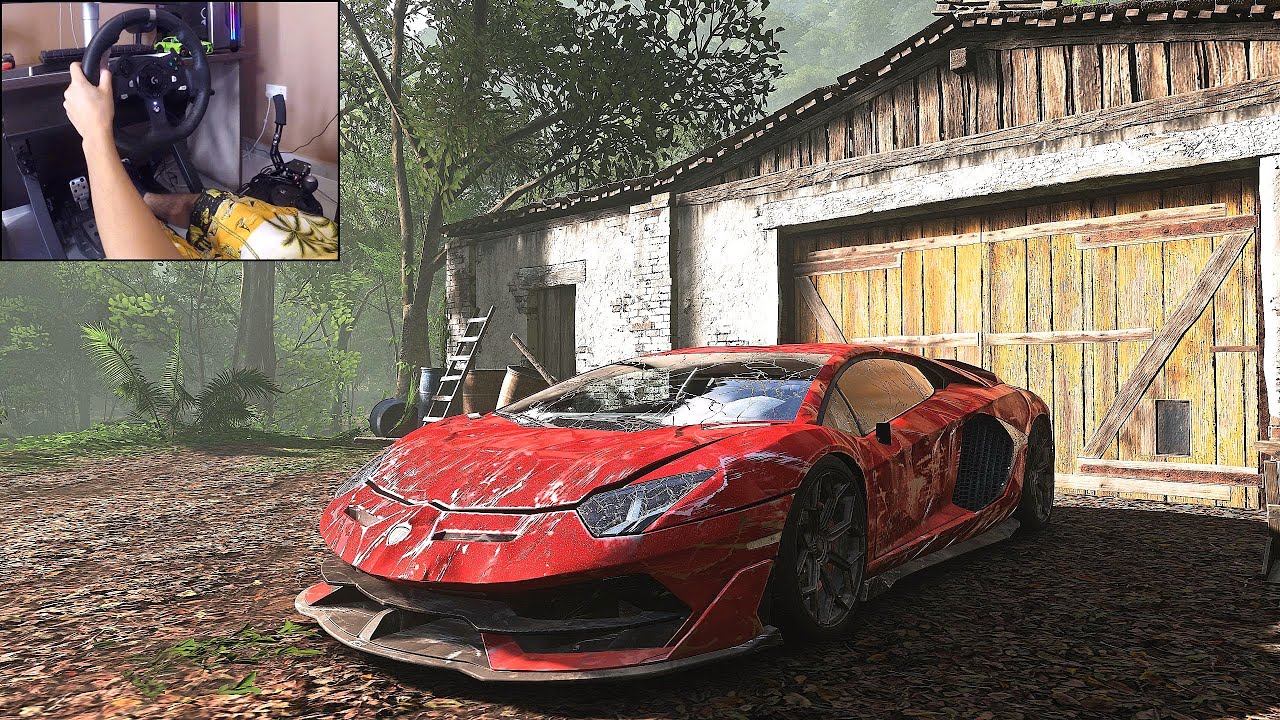 Forza Horizon 5 Lamborghini Aventador SVJ (1000HP Rebuild) Steering Wheel Gameplay