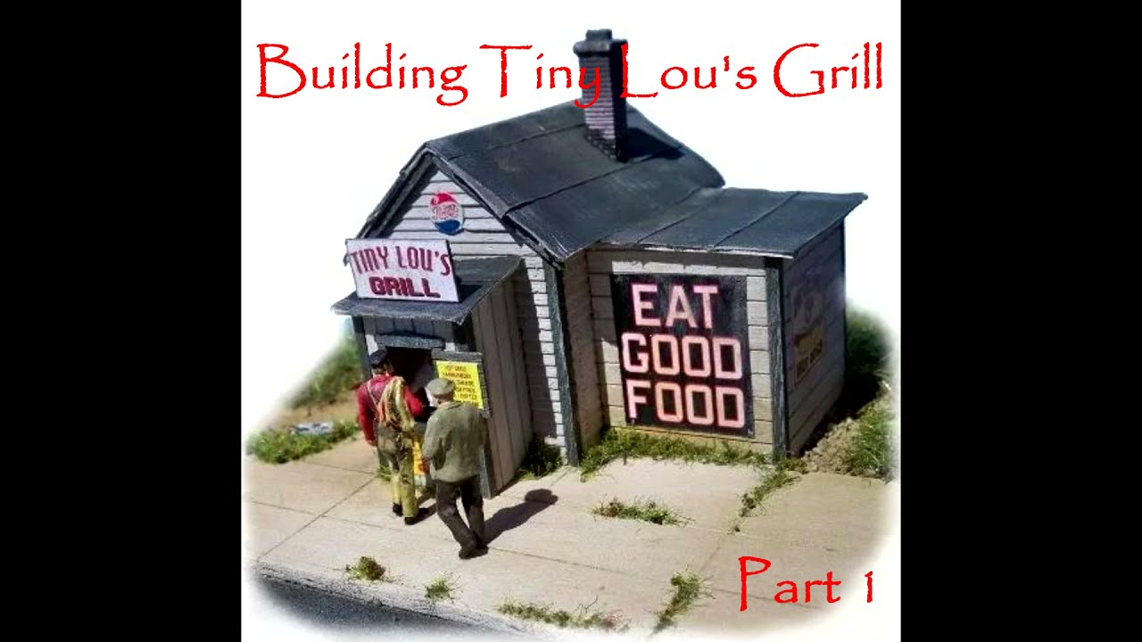 Building Fos Scale Models Tiny Lou's Grill Part 1: HO Scale Laser Cut Craftsman Kit / WSD Modelworks
