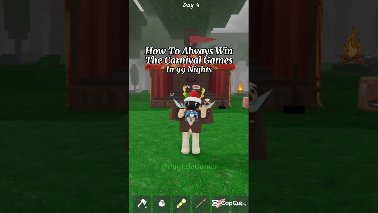 HOW TO ALWAYS WIN THE CARNIVAL GAMES 🎪IN 99 NIGHTS IN THE FOREST 