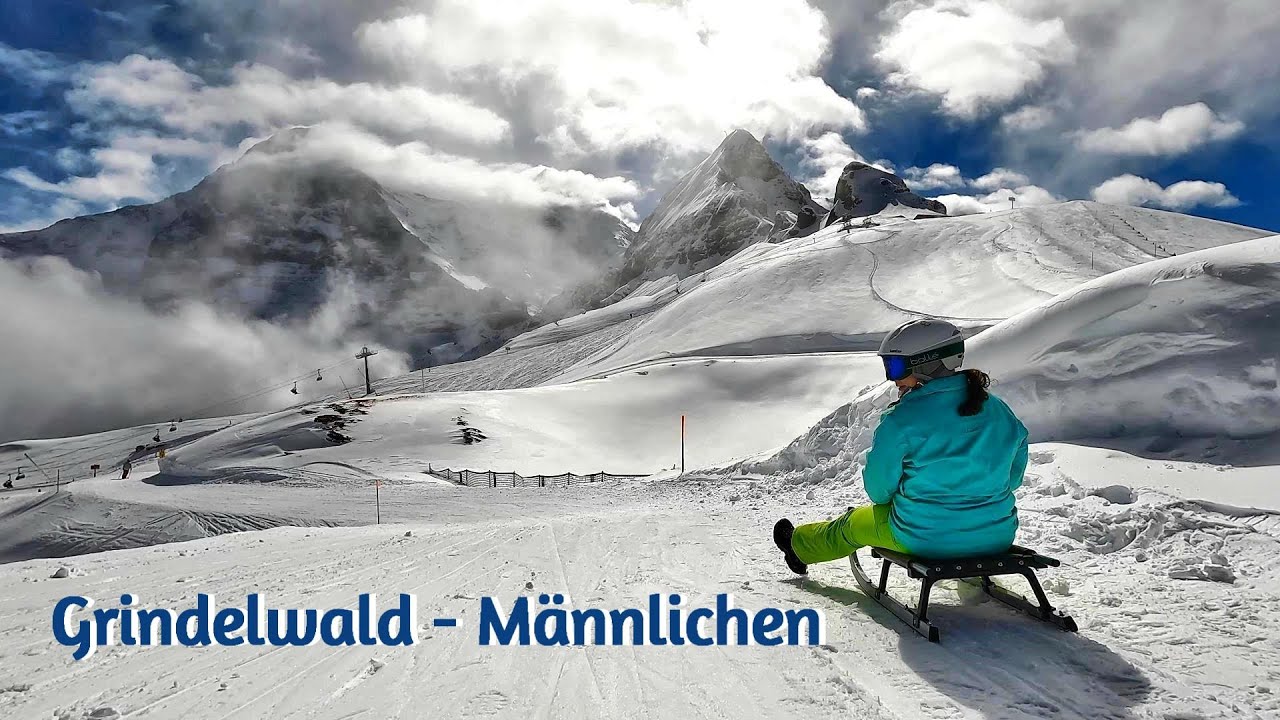 Speed, Adrenaline and Fun: Sledding at Grindelwald - Männlichen (Switzerland, March 2024)