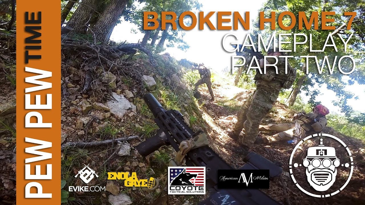 Robo-Airsoft: Pew Pew Time - Broken Home 7: Gameplay Part Two - Airsoft Gameplay