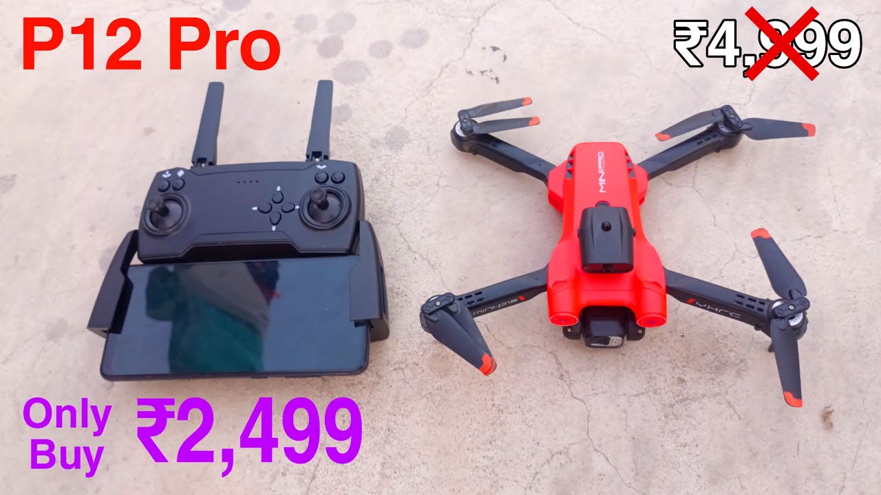 P12 Pro Drone Unboxing | FPV Drone Review | P12 Pro Drone Camera Test | Drone Camera Price