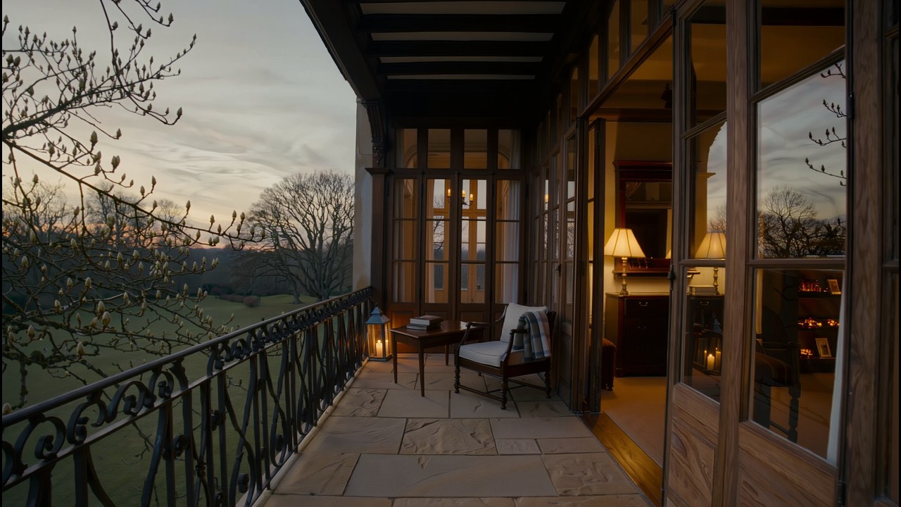 Cozy Spring Balcony Ambience 🌿 Jazz Music for Study, Work & Focus