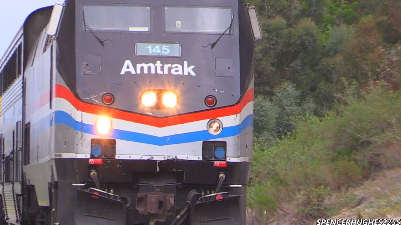 Amtrak PHASE III Heritage Unit P42DC #145 (May 2014)