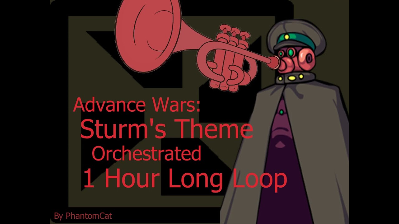 1 Hour Loop of Advance Wars: Sturm's Theme Orchestrated