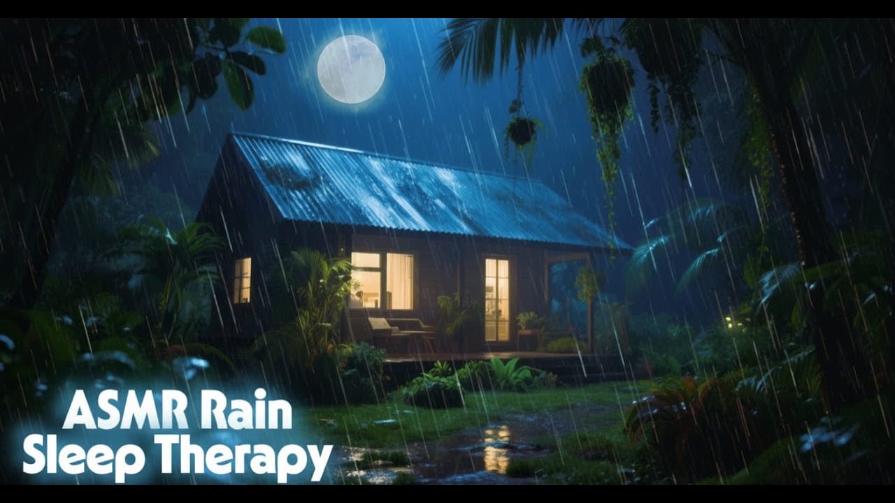 Gentle Rain Sounds for Sleep | Thunder, No Music – Just Pure Nature Ambience For Stress Relief