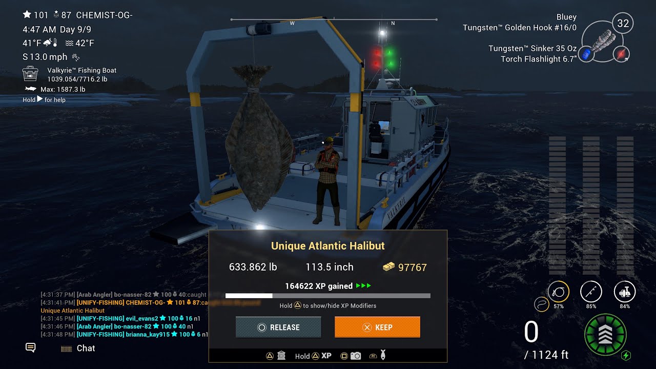 Unique Atlantic Halibut In Skarland Fjords Guaranteed Hotspot Must Try - In Fishing Planet