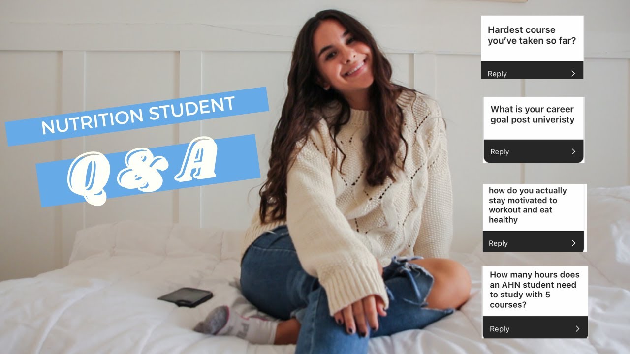 NUTRITION STUDENT Q & A | advice, volunteer experience, healthy lifestyle
