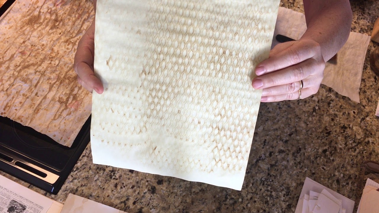 Tutorial - Coffee Dying & Mark Making