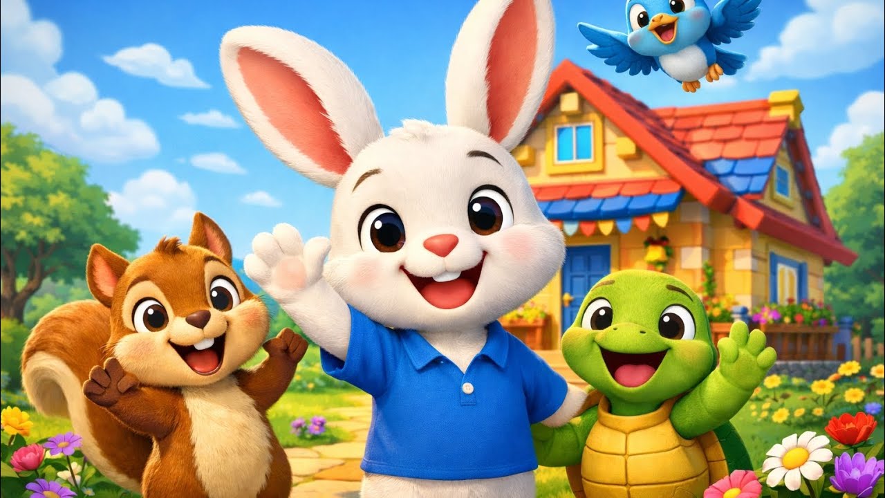 Kargoos Builds a New Home | Cute Rabbit Story for Kids” 