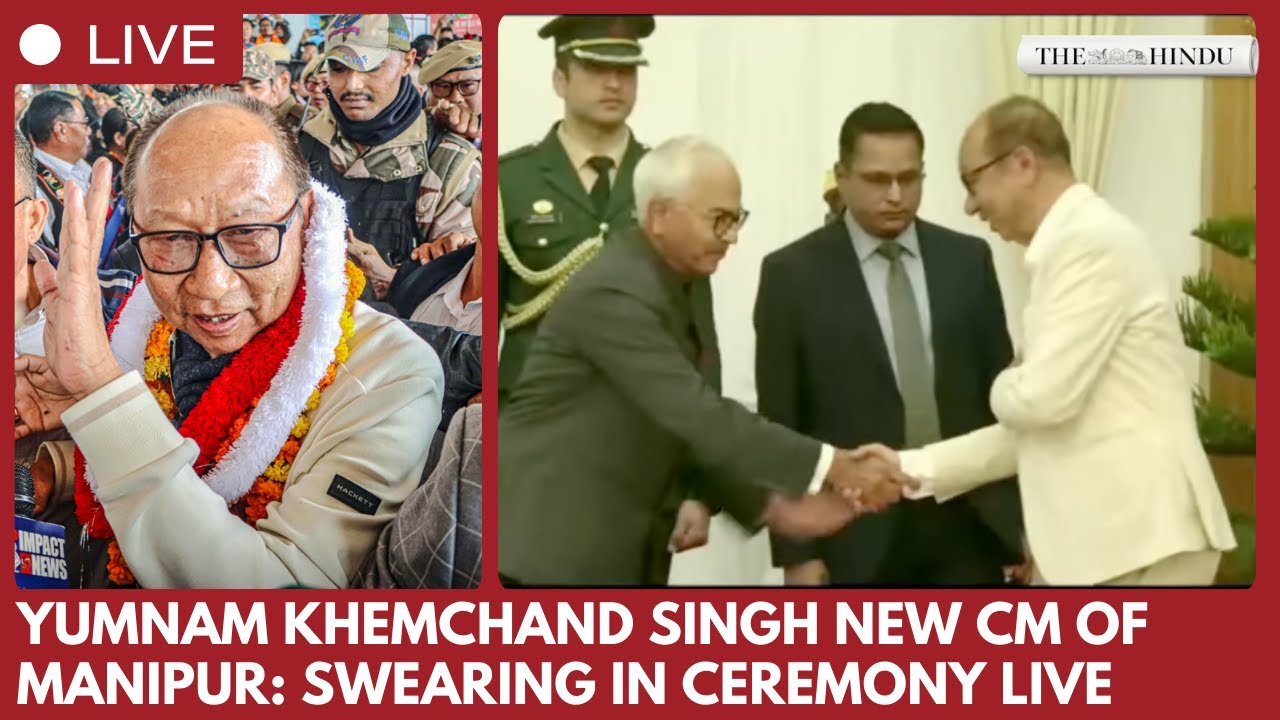 Swearing-In Ceremony of Manipur Chief Minister