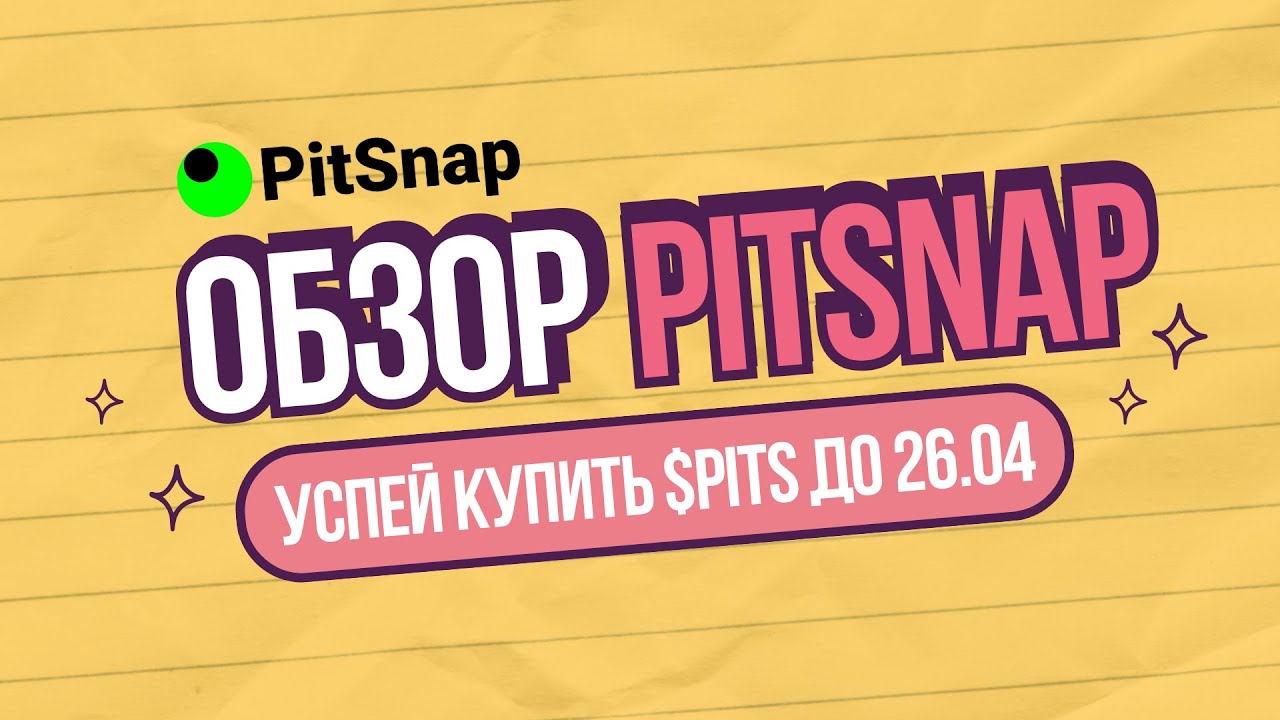 Нашёл горячую смарт идею! Обзор и анализ PitSnap, токен $PITS и его перспективы!